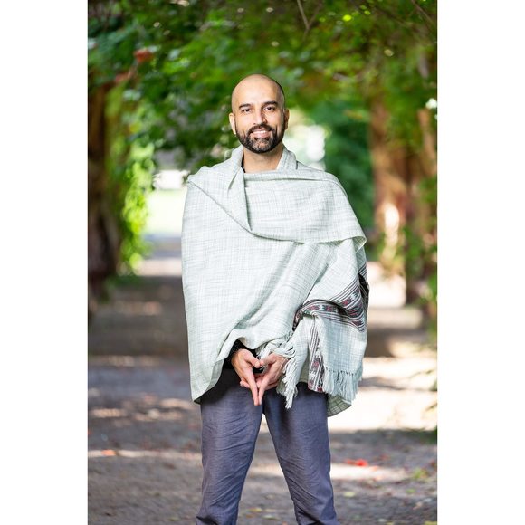 Meditation Shawl Or Blanket, Exotic Shawl/wrap, Oversize Scarf Or Stole.👋 - Picture 5 of 9